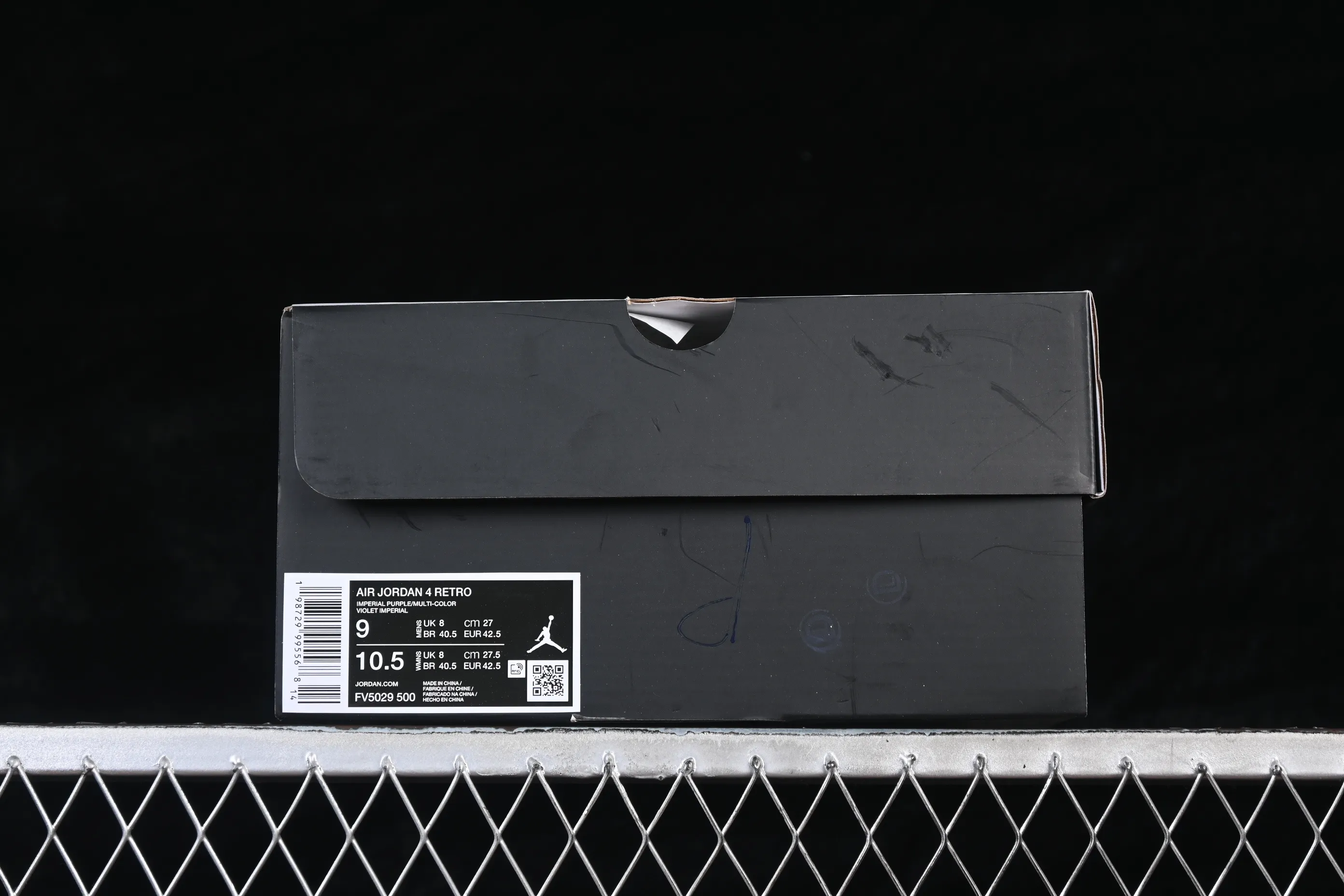 All categories Air Jordan Jordan series basketball shoes Air Jordan 4 GX foreign trade version Air Jordan 4 Retro "Lakers" AJ4 Joe 4 Lakers Purple Gold FV5029-500